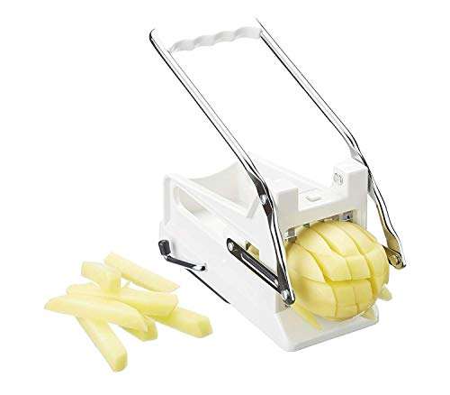 Coupe-frites manuel KitchenCraft KCBB882 - Acier inoxydable/Plastique Blanc