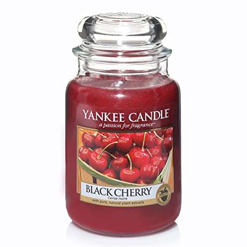 Bougie jarre parfumée Yankee Candle - Grande taille, Cerise griotte