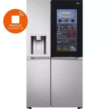 Réfrigérateur Américain LG instaview GSXV90MBAE - 635 L