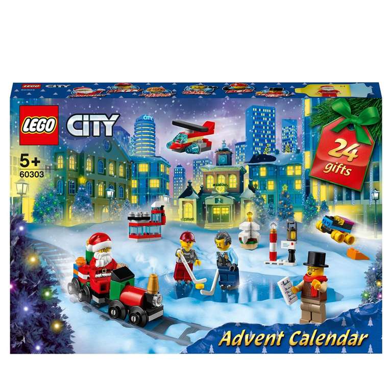 Calendrier de l'Avent Lego City 2021 60303 (via retrait en magasin)