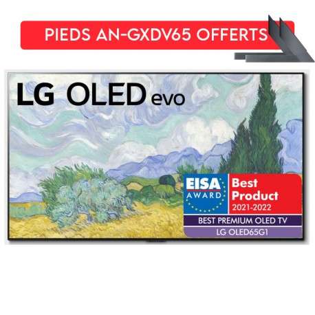 TV 65" LG OLED65G1 - 4K UHD, OLED, HDR10, 100 Hz + Pieds