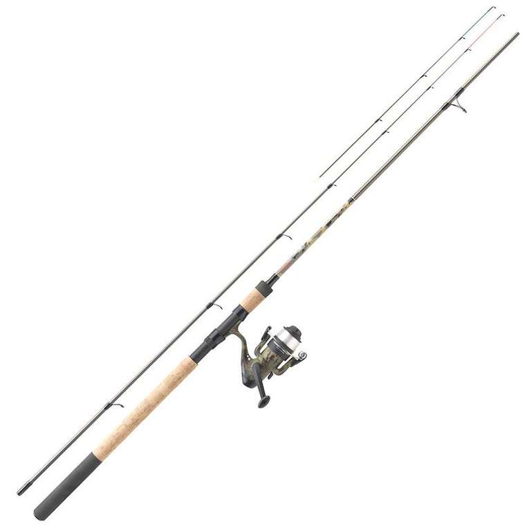 Ensemble canne à pêche Feeder Mitchell Combo Tanager Camo 242 Quiver 2.40m 10/50g