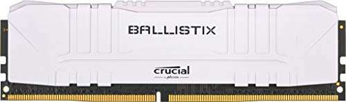 Barrette mémoire RAM DDR4 Crucial Ballistix BL8G32C16U4W - 8 Go, 3200 MHz