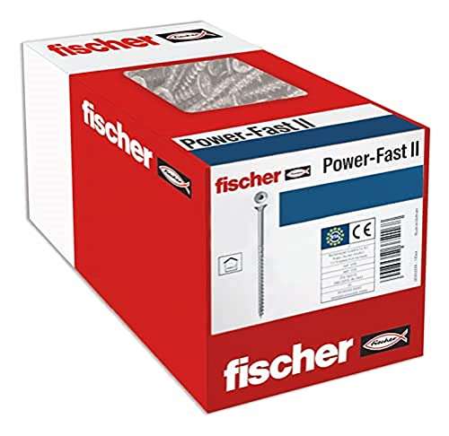 Lot de 200 vis pour aggloméré Fischer Power-Fast II - 3,5 x 30 mm, Tête fraisée étoile