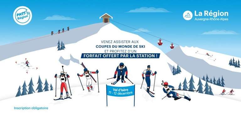 [Bénéficiaires Pass région AURA] Forfait de ski Val d'Isère - 1 Jour (billetweb.fr)