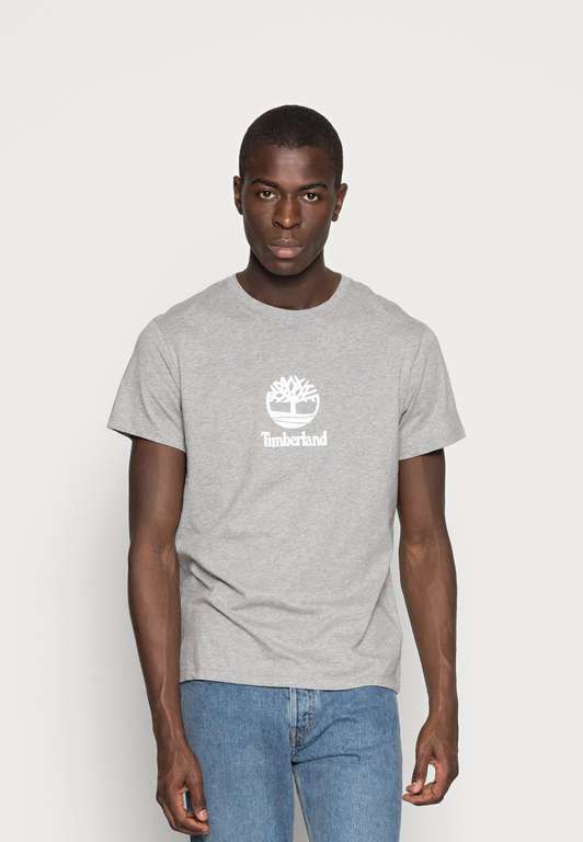 T-shirt imprimé Timberland Stack Logo Tee pour Homme (plusieurs tailles)