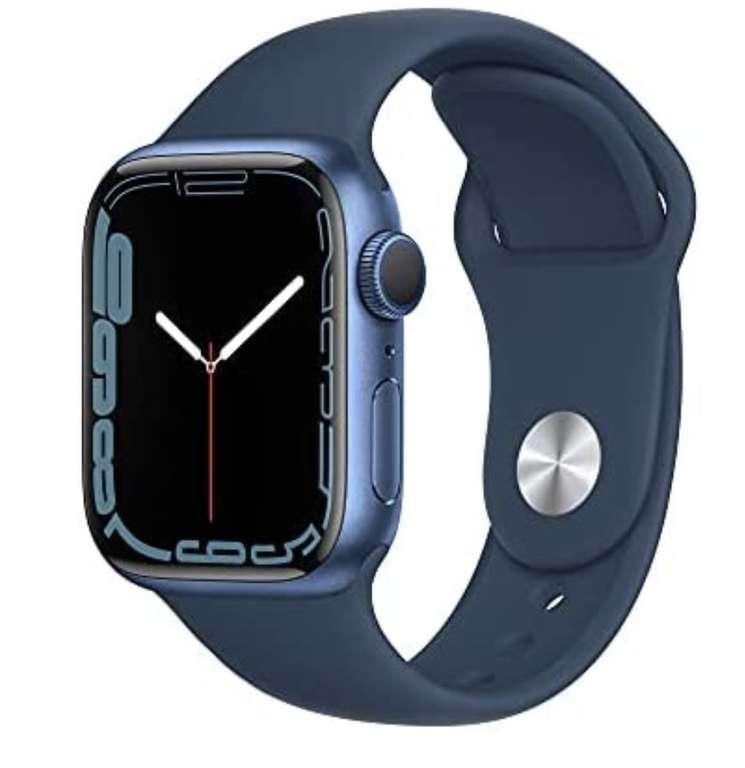 Montre connectée Apple Watch Series 7 (GPS) - 41 mm, en aluminium, Bleu Abyss