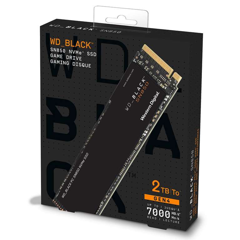 SSD NVMe WD_Black SN850 - 2 To