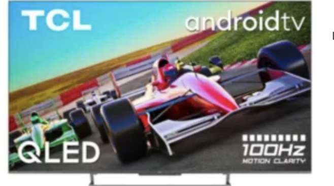 TV QLED 65" TCL 65C729 - 4K UHD, 100 Hz, Dolby Vision iQ, Android TV (via ODR de 100€)
