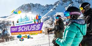 Forfait Ski journée Vars + Ticket de luge sur rail au Tout schuss Days à Aix en Provence