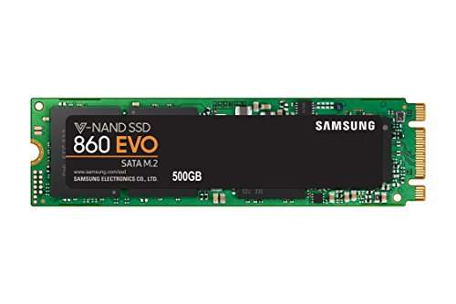 SSD interne M.2 SATA Samsung 860 Evo MZ-N6E500BW (V-NAND, TLC) - 500 Go