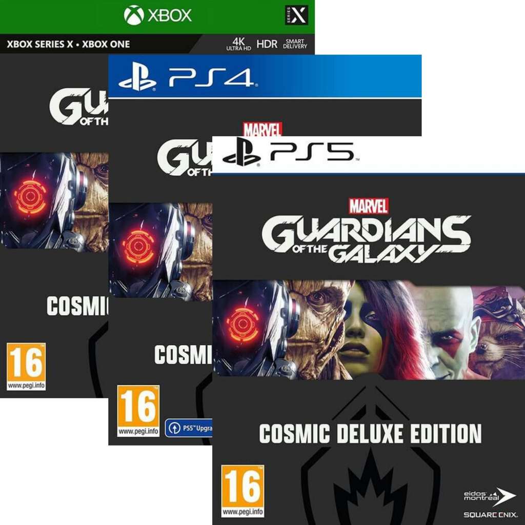 Jeu Marvel's Guardians Of The Galaxy Edition Cosmique Deluxe sur PS5, PS4 ou Xbox One / Series X