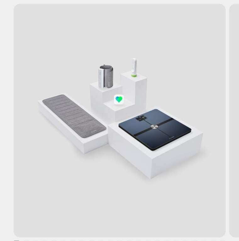 Pack Santé Wihthings : Balance connectée Body+ + Capteur de sommeil Sleep Analyzer + Tensiomètre BPM Connect + Thermomètre Thermo