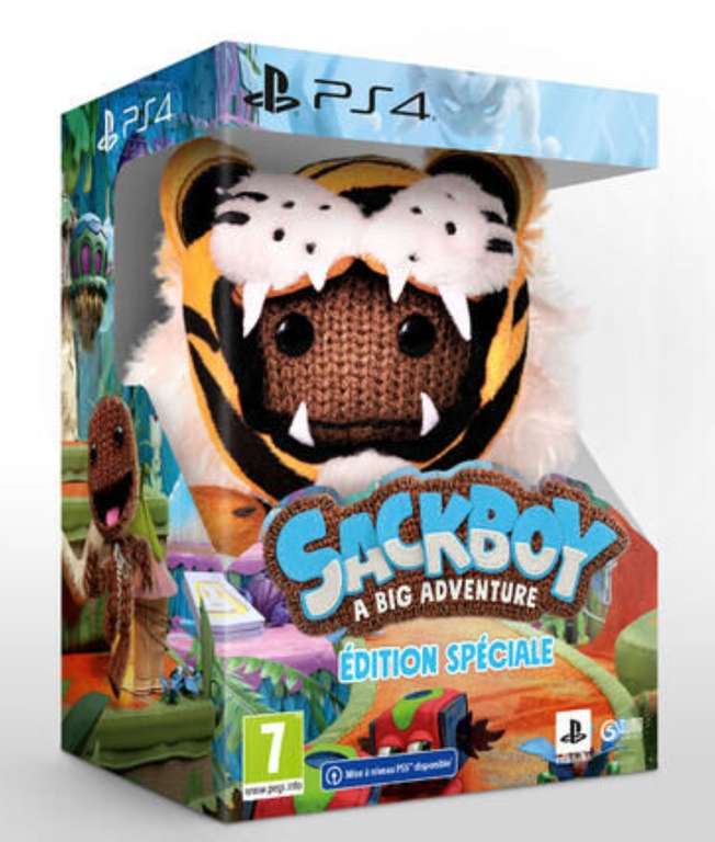Sackboy A Big Adventure Special Edition sur PS4 (Via retrait magasin)