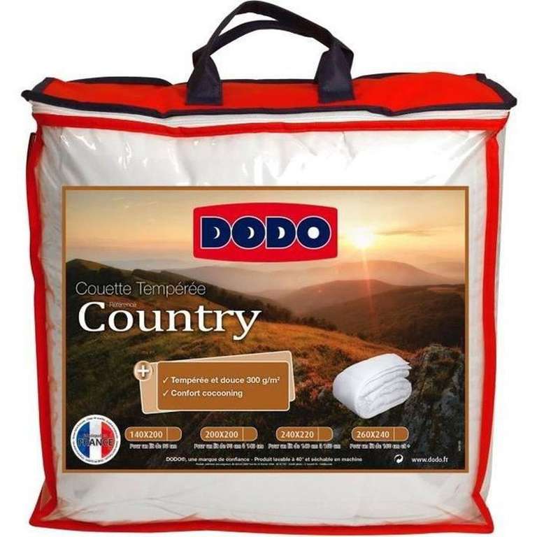 Couette tempérée Dodo Country - 240 x 260 cm
