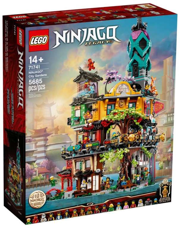 Jouet Lego 71741 Les jardins de la ville de Ninjago