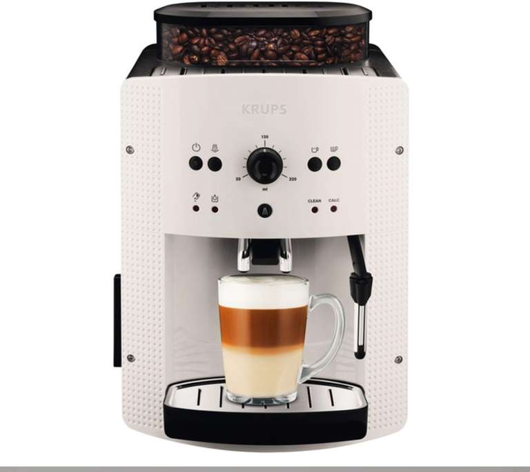 Machine à café à grain Krups Arabica Deluxe Edition YY3072FD - Blanc