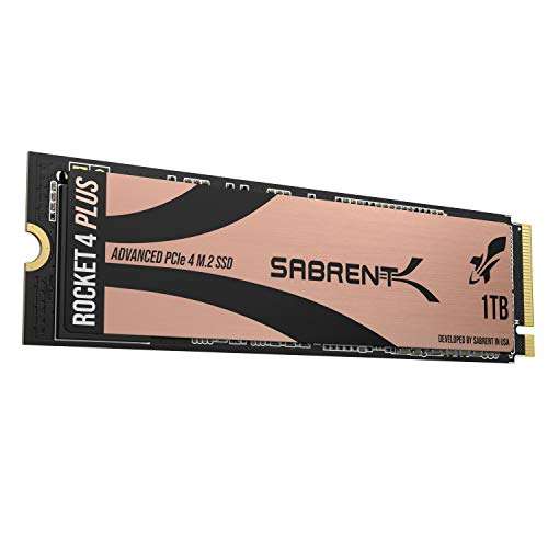 SSD NVMe 4.0 Sabrent Rocket 4 Plus Gen4 - 1 To, Compatible PS5