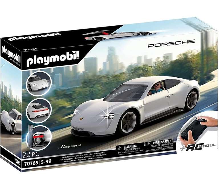 Jouet Playmobil Porsche Mission E 70765 + télécommande RC (via coupon)