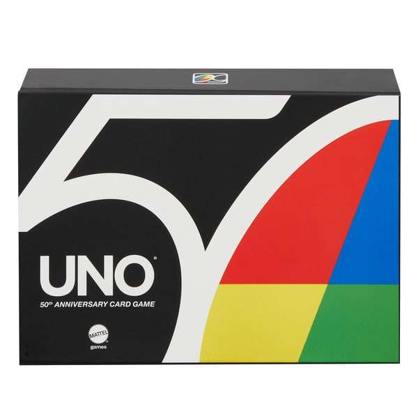 Lot de 2 jeux de société Uno Edition 50 ans (via ODR de 17.99€)