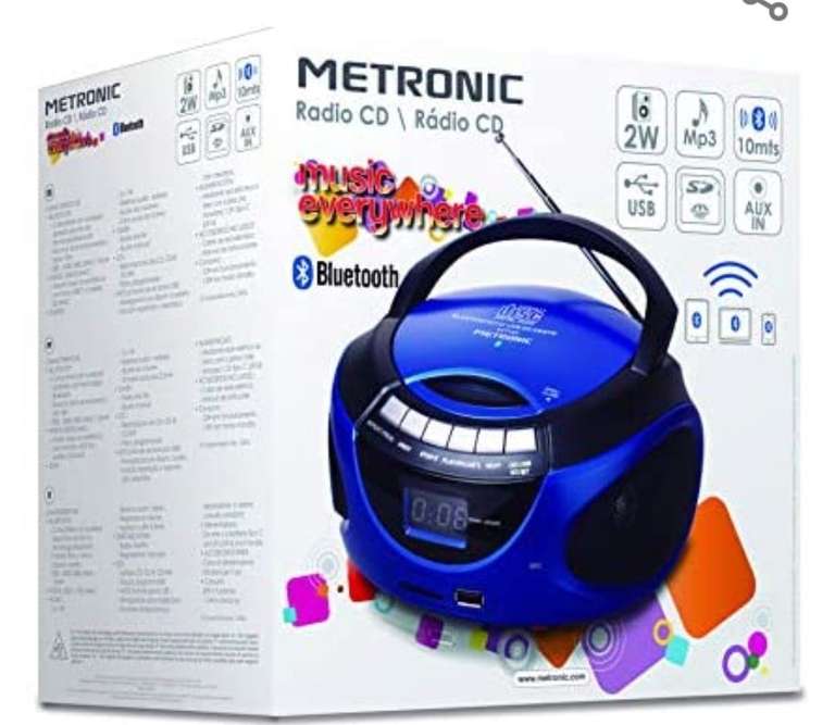 Poste Radio CD Metronic 477129 - Bluetooth, USB