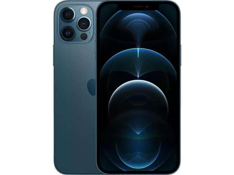 Smartphone 6.1" Apple iPhone 12 Pro - 128 Go, Bleu Pacifique (Frontaliers Suisse)