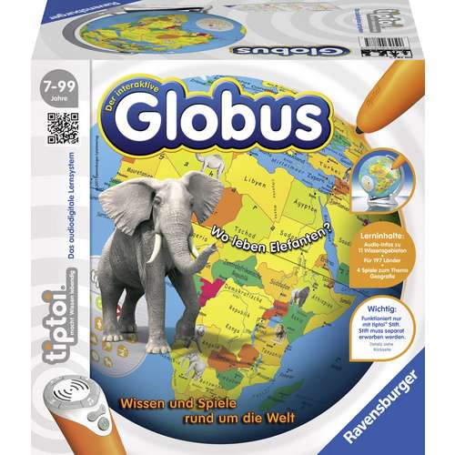 Jeu enfant Globe interactif Ravensburger Tiptoi Globus (getgoods.com)