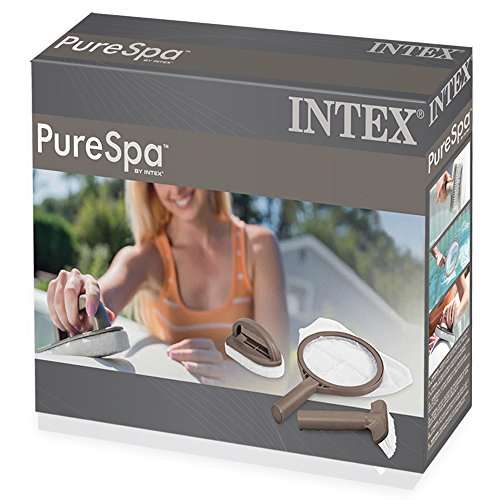 Kit d'Entretien pour Spa Intex - 1 brosse + 1 épuisette + 1 tampon