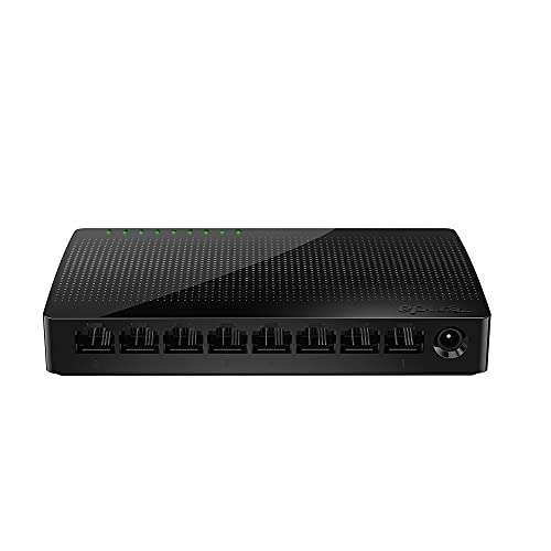 Switch Ethernet Gigabit Tenda SG108 - 8 Ports RJ45 10/100/1000 Mbps, Auto MDI/MDIX, Plug and Play