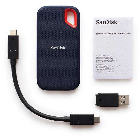 SSD externe NVMe SanDisk Extreme - 500 Go (Via 50€ sur la carte fidélité)