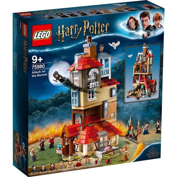 Jouet Lego Harry Potter L'attaque du terrie des Weasley 75980
