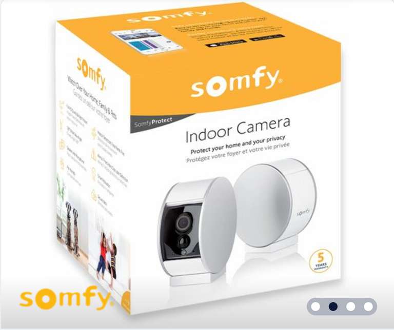 Caméra de surveillance intérieure Somfy Indoor Camera 2401507 (vendeur tiers Somfy)