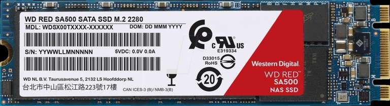 SSD interne M.2 Western Digital Red SA500 - 1 To
