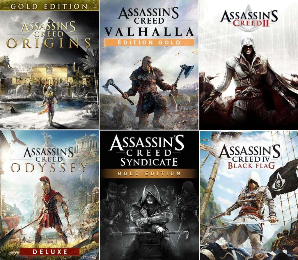 Sélection de jeux Assassin's Creed en Promotion sur PC (Dématérialisés - Ubi Connect) - Ex: Assassin's Creed II Deluxe Edition