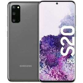 Smartphone 6.2" Samsung Galaxy S20 5G - 128 Go, Gris cosmique (+26€ en Rakuten Points)