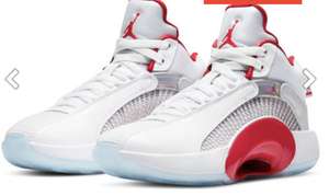 Baskets Nike Air Jordan XXXV white/fire red-metallic silver GS - tailles 36,5  au 39 – Dealabs.com