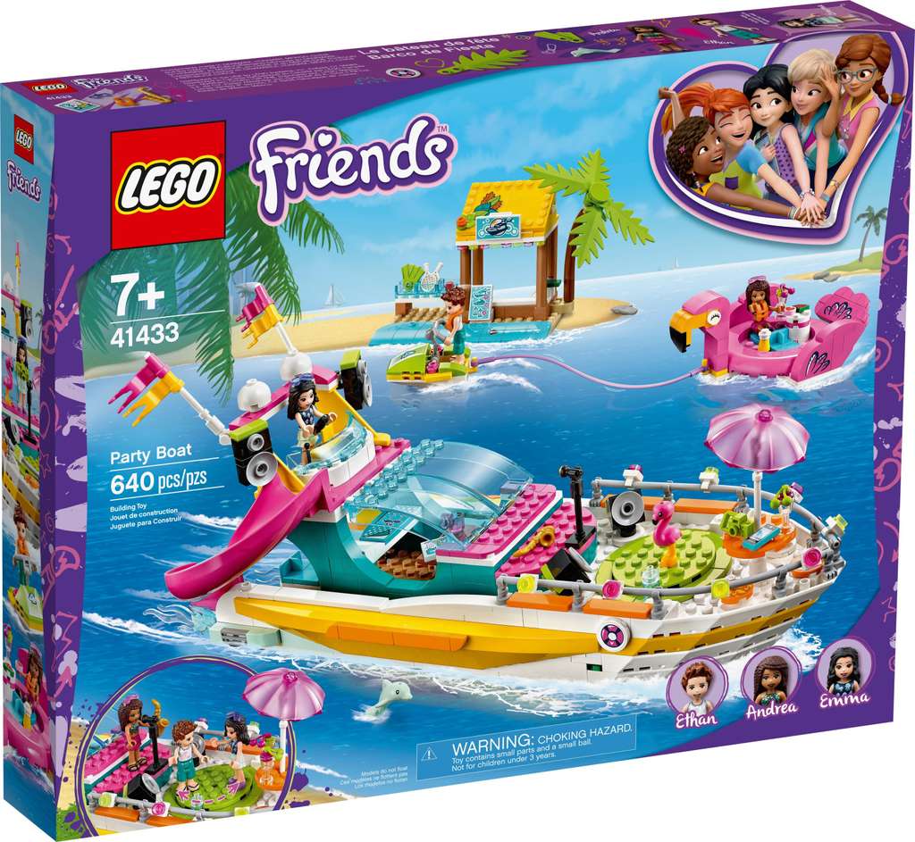 Jouet Lego Friends - Le bateau de fête (41433)