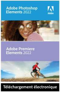Pack Adobe Photoshop Elements 2022 + Premiere Elements 2022 sur Windows ou Mac (Dématérialisé)