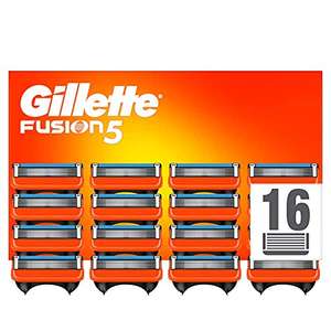 Pack de 16 lames de rasoir Gillette Fusion 5 (via abonnement)