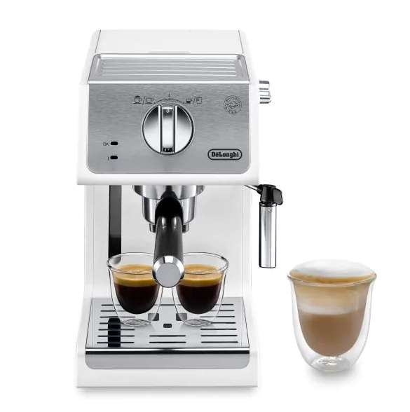 Machine à café manuelle Delonghi Expresso ECP33.21.W (delonghi.com)