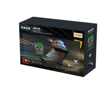 Pack PC Portable 15.6" Asus TUF Gaming (F15-TUF566HM-HN080T) - FHD LED 144Hz, i7-11800H, 16 Go de RAM, 512 Go SSD, RTX 3060 + Souris TUF M5