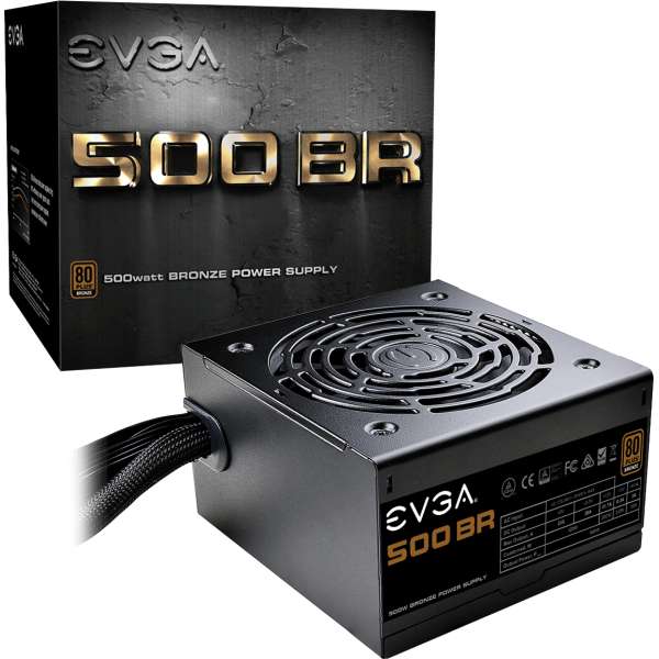 Alimentation PC EVGA 500 BR - 500W, 80+ Bronze