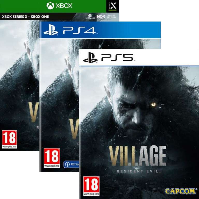 Jeu Resident Evil Village sur PS4, PS5 et Xbox One/Series