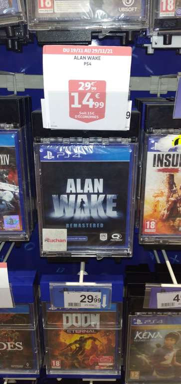 Alan Wake Remastered et Hadès sur PS4 - Montauban (82)
