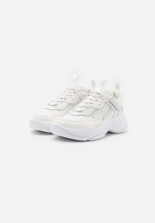 Sélection d'articles en promotion - Ex : chaussures Calvin Klein Jeans Chunky Sole LaceUp - blanc (du 35 au 41)