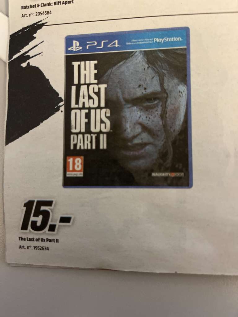 Sélection de jeux vidéo en promotion - Ex : The Last of Us Part II sur PS4 (frontaliers Suisse)
