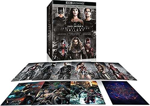 Coffret Zack Snyder's Justice League Trilogy 4K + Blu-ray:Man of Steel / Batman v Superman: Dawn of Justice / Zack Snyder's Justice League