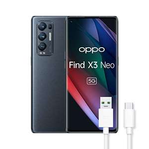 Smartphone 6.55" Oppo Find X3 Neo 5G - full HD+ AMOLED, SnapDragon 865, 12 Go de RAM, 256 Go, noir