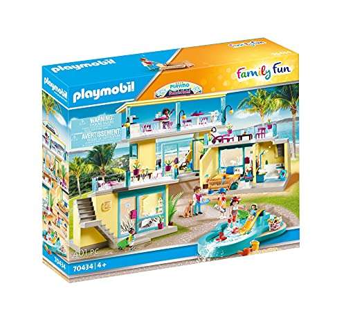 Jouet Playmobil Family Fun (70434) - Hôtel de Plage