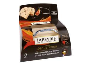 Bloc de foie gras de canard du Sud-Ouest avec morceaux Labeyrie - 300g